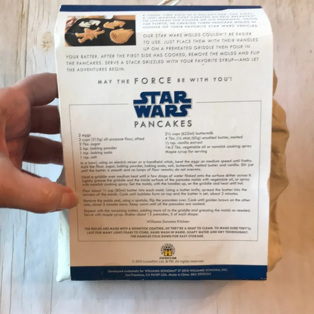 Williams-Sonoma + Star Wars Pancake Molds